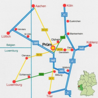 Anreise nach Pr�m